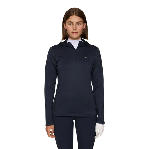Aerialle Quarter Zip Kapuzenjacke Damen
