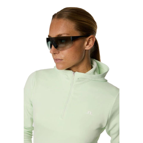 Aerialle Quarter Zip Kapuzenjacke Damen