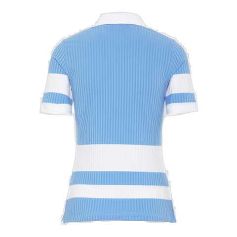 Natasha-Rib Jersey Polo Damen