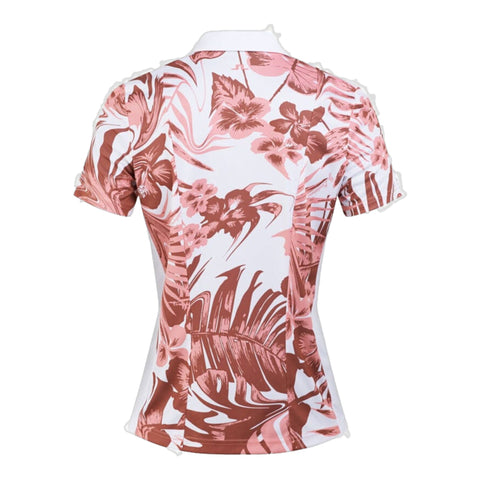 Evelina Print Poloshirt Damen