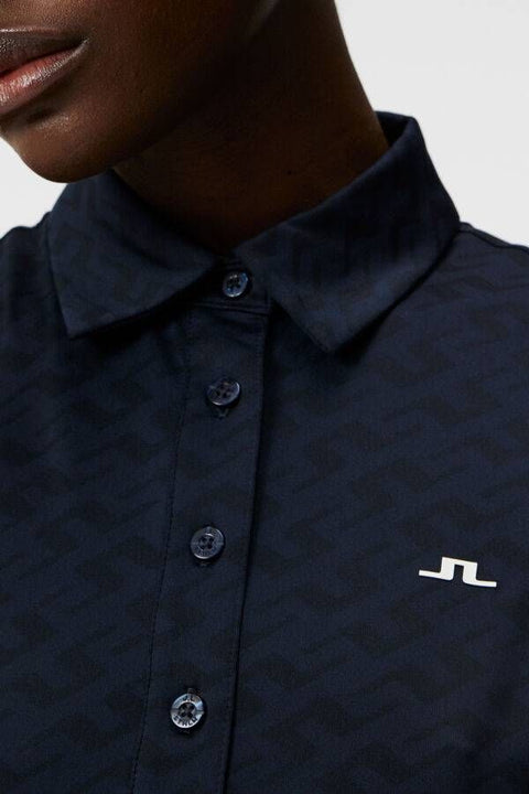 Alaya Jacquard Poloshirt Damen