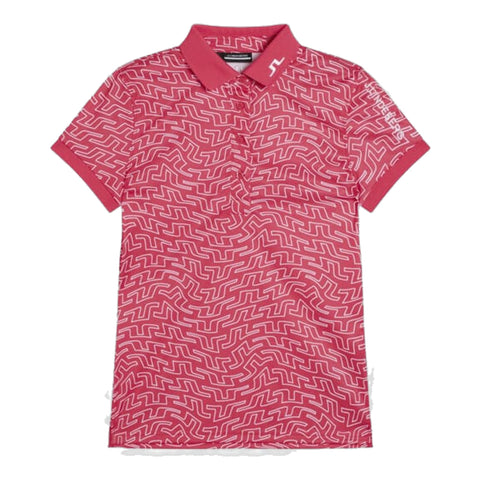 Tour Tech Print Poloshirt Damen
