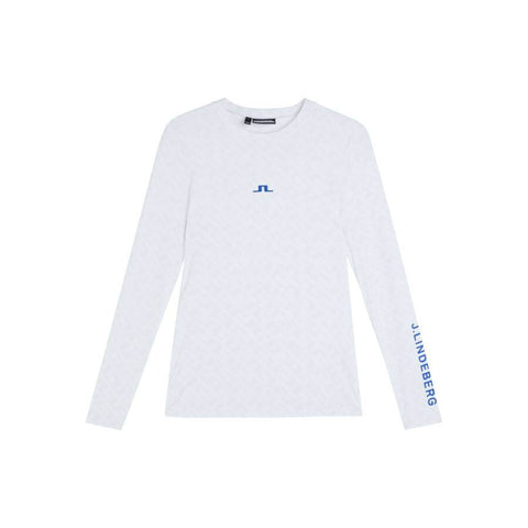 Tekla Rundhals Langarm Top Damen