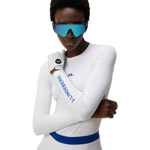 Tekla Rundhals Langarm Top Damen