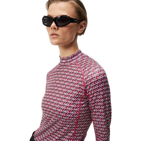 Asa Print Soft Compression Top Damen