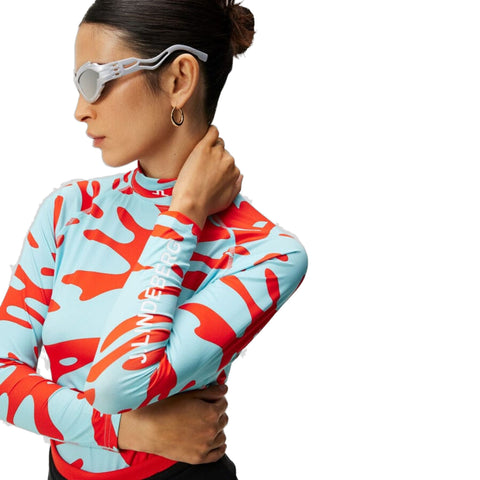 Asa Print Soft Compression Shirt Damen