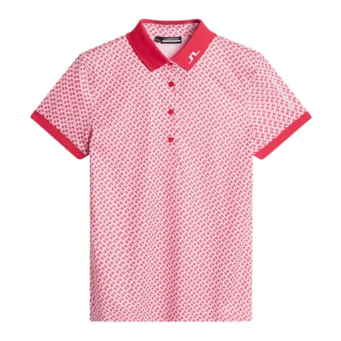 Tour Tech Print Polo Damen