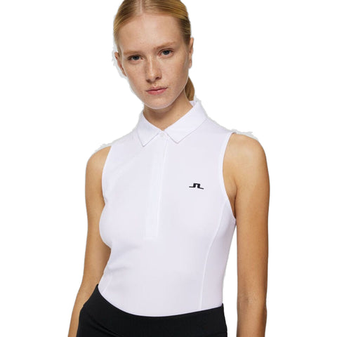 Dena Sleeveless Polo-Top Damen