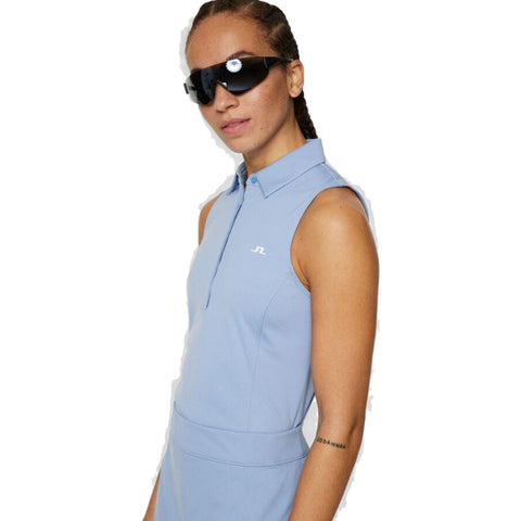 Dena Sleeveless Polo-Top Damen