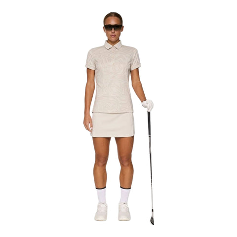 Tour Tech Print Polo Damen