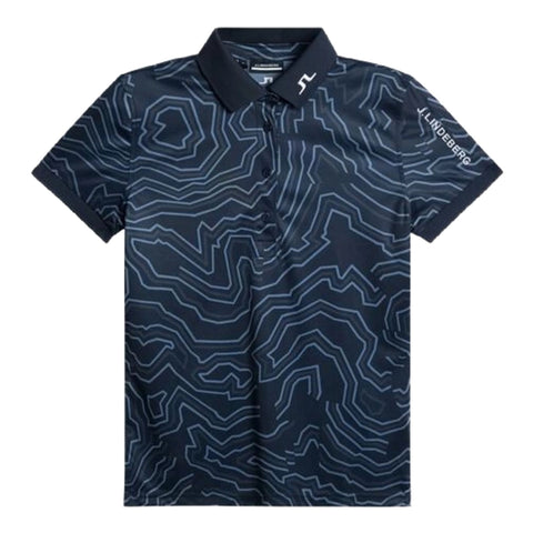 Tour Tech Print Polo Damen