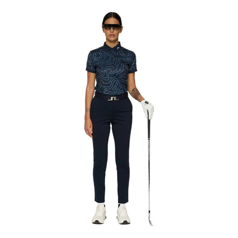 Tour Tech Print Polo Damen