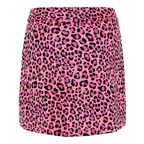 Thea TX Jersey Skirt Pink Leopard Damen