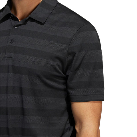 Two-Color Striped Poloshirt Herren