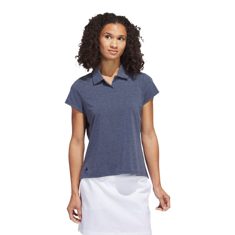 Go-To Heathered Poloshirt Damen