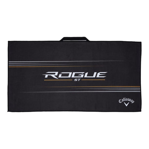 Rogue Handtuch 35x19 Schwarz, Weiß, Gold
