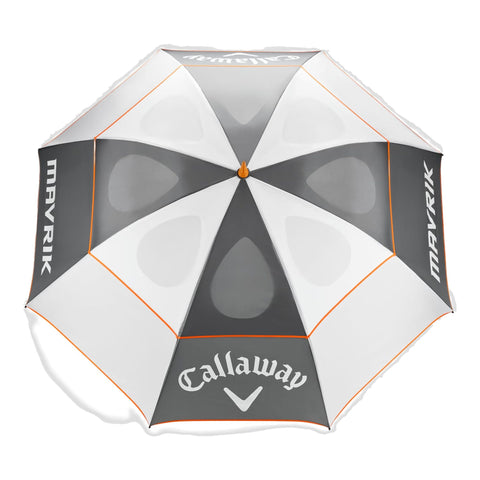 Mavrik 68 DBL Umbrella White/Charcoal/Orange
