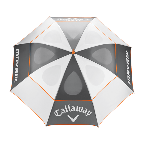 Mavrik 68 DBL Umbrella White/Charcoal/Orange