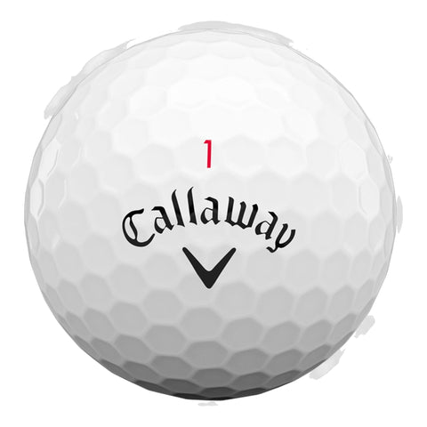 Chrome Soft X 2020 12 Golfbälle Weiß