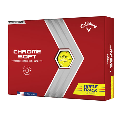 Chrome Soft (22) TripleTrack Yellow