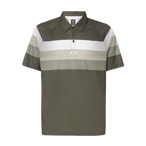 Polo Color Block Graphic Braun