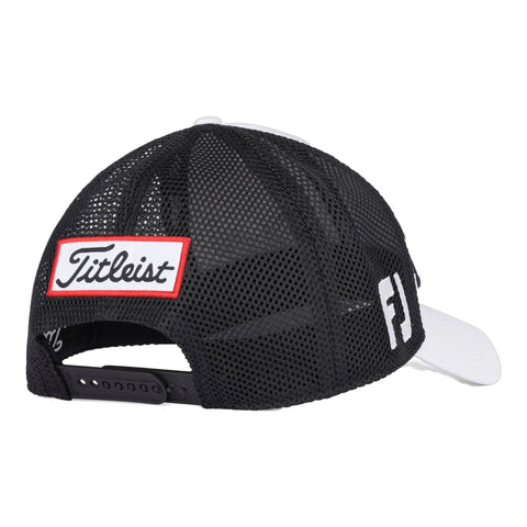 Tour Performance Mesh Golfkappe Weiß/Schwarz Herre Herren