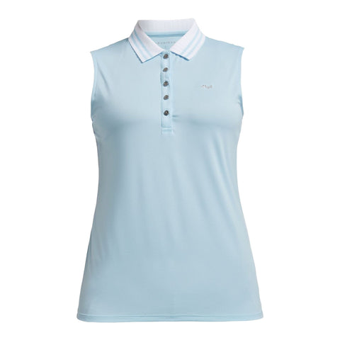 Stripe SL Polo Cool Blue Damen