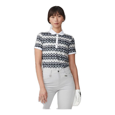 Element Polo Zigzag Sand Damen