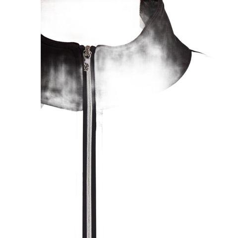 Jacke Swing Schwarz Massai Flower Damen