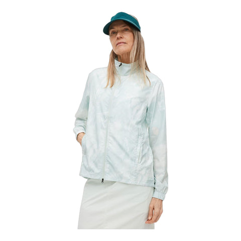 W Wind Jacket Packable Algal Bloom Seafoam Damen