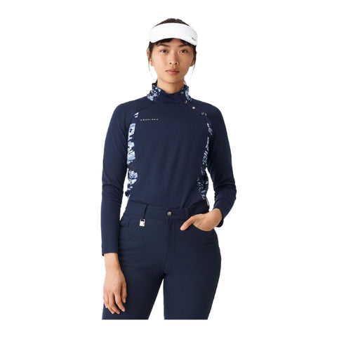 W Layer Megan Langarm Navyblau/Camo Damen