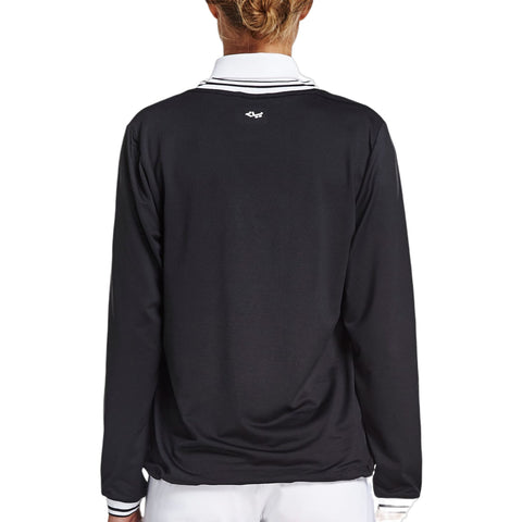 Pullover Swing Schwarz Massai Flower Damen