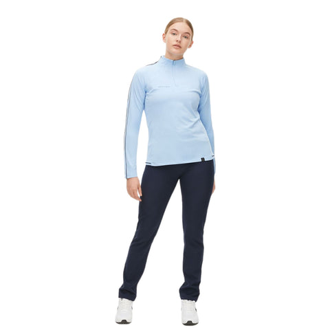 Serena Golf Layer Half Zip Powder Blue Damen Damen