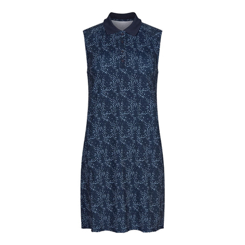 Rumie Golf Kleid Damen Space Dot Navy Damen
