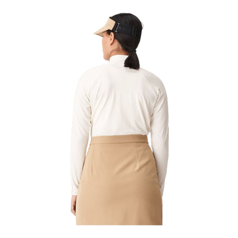 W Layer Serena Half Zip Weiß/Beige Damen