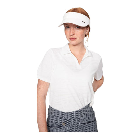 W Zoey SS Polo White Damen