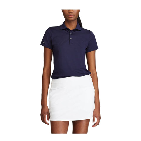 W Tour SS Polo Navy Damen