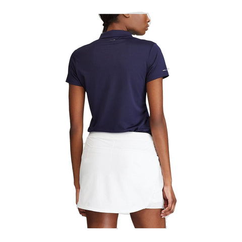 W Tour SS Polo Navy Damen
