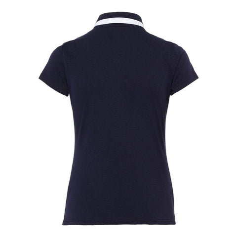 W Alve-Cotton Poly Polo Navy Melange Damen