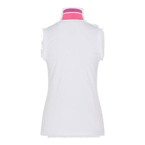 W Audrey TX-Jersey SS Polo White Damen
