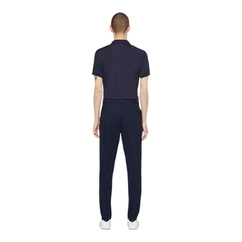 M Will-Light Jaquard Hose JL Navy Herren