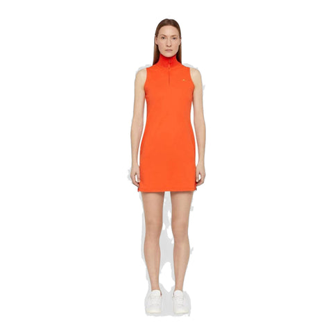 Kleid W Elsa Tomato Red Damen