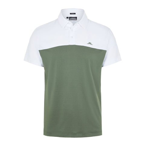 M Owen Slim Fit SS Polo Thyme Green Herren
