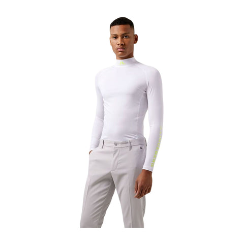 Layer Aello Soft Compression Top Langarm Hellgrau