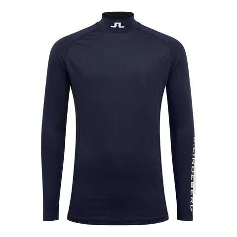 Layer Aello Soft Compression Top Langarm Dunkelbla Herren