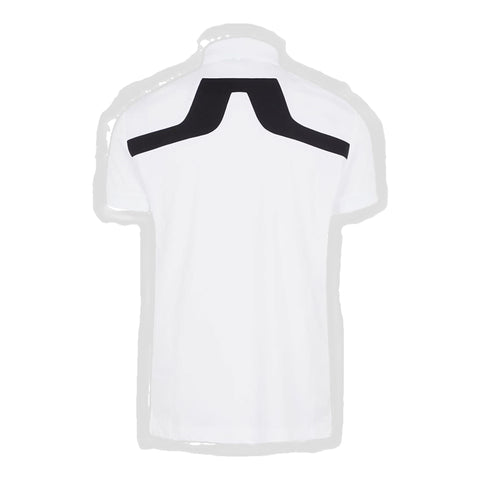M KV Regular Fit Golf Polo White Herren