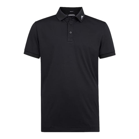 M KV Regular Fit Golf Polo Black Herren
