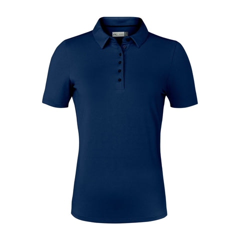 W Eve SS Polo Atlanta Blue