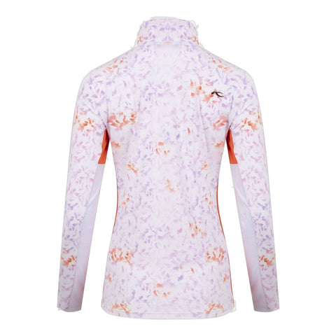 W Midlayer Reißverschluss Sunshine Sport Weiß/Mand Damen