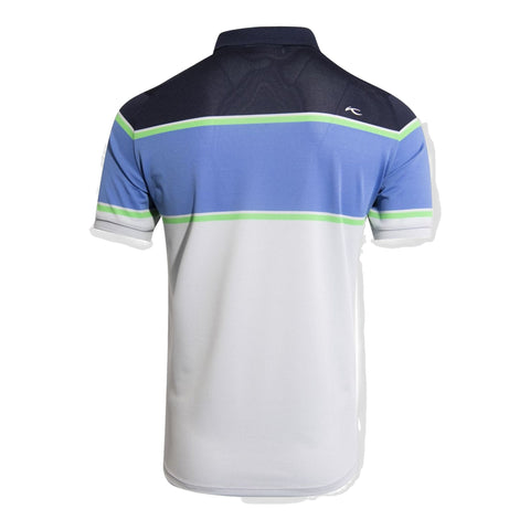 M Luan CB SS Polo Silber Fog/Waterfall Herren